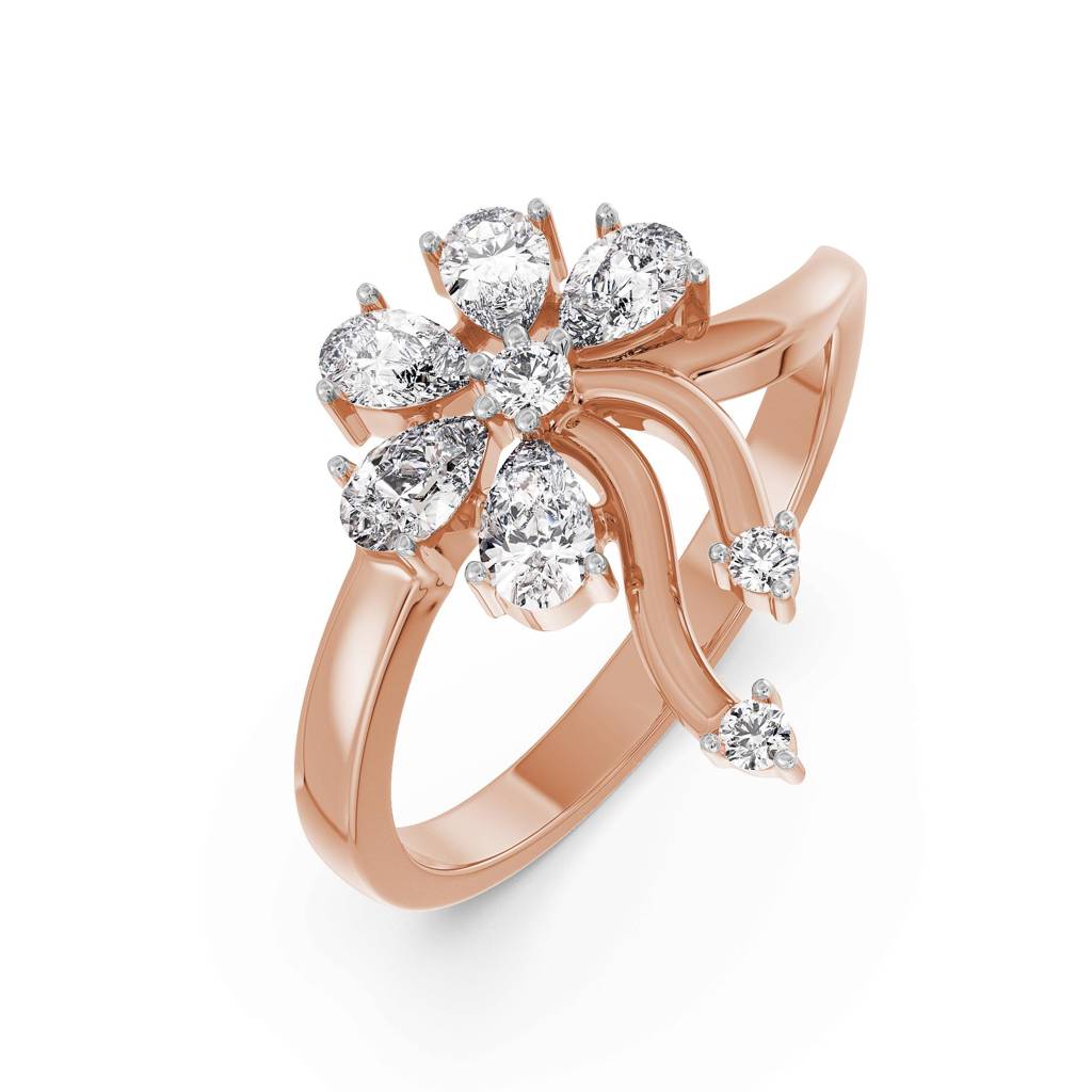 Floral Fantasy Diamond Ring