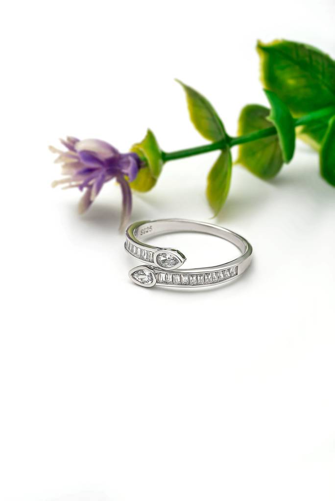 Silberry 925 Sterling Silver Twister Ring : R445