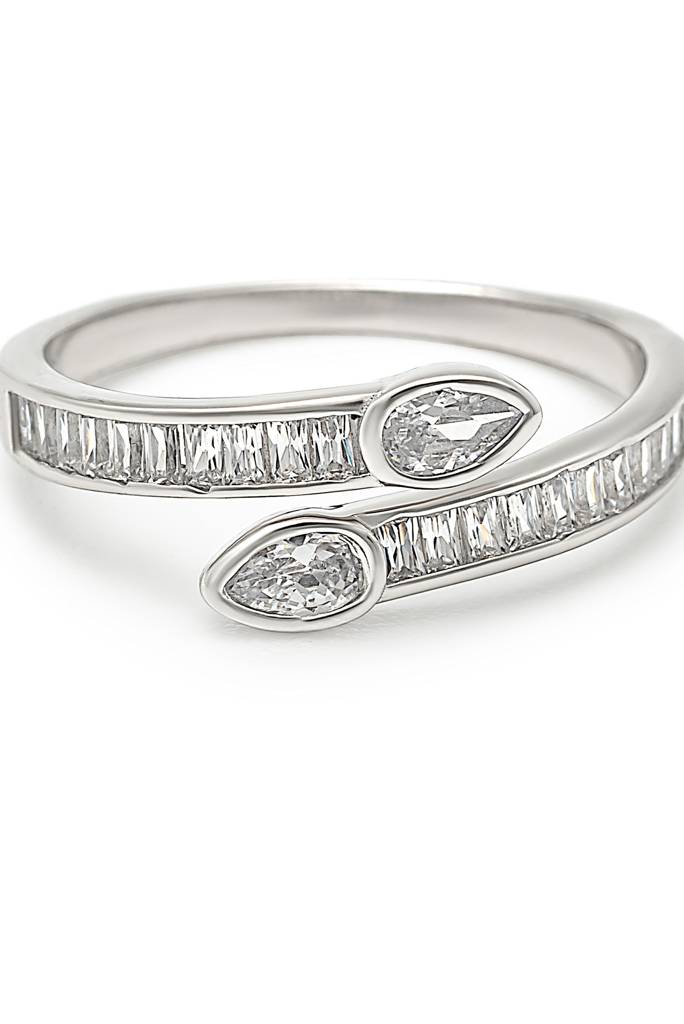 Silberry 925 Sterling Silver Twister Ring : R445