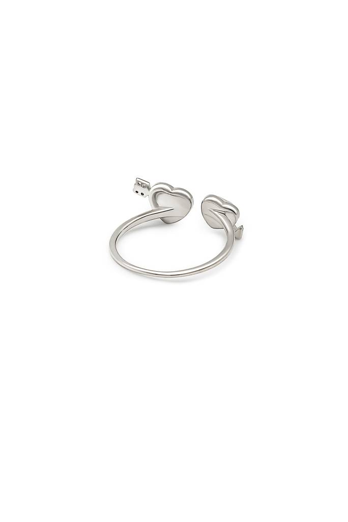Silberry 925 Sterling Silver Whispering Hearts Ring : R539