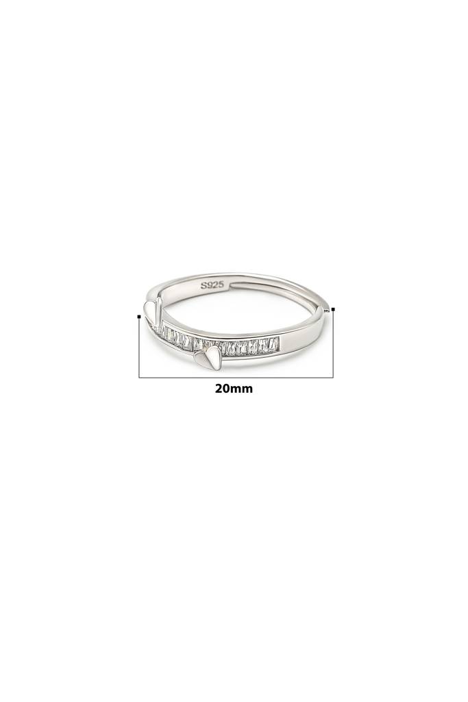 Silberry 925 Sterling Silver Affirmation Ring : R599