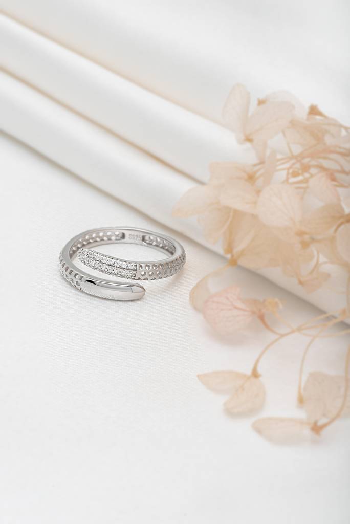 Silberry 925 Sterling Silver Nebula Ring : R632