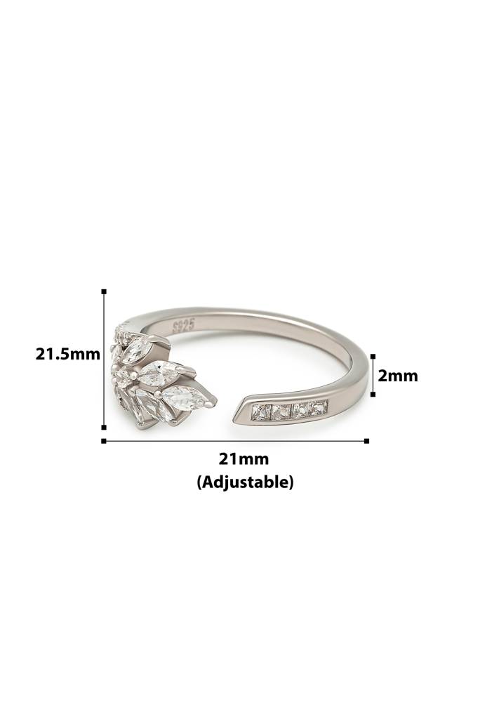 Silberry 925 Sterling Silver Celestial Ring : R649
