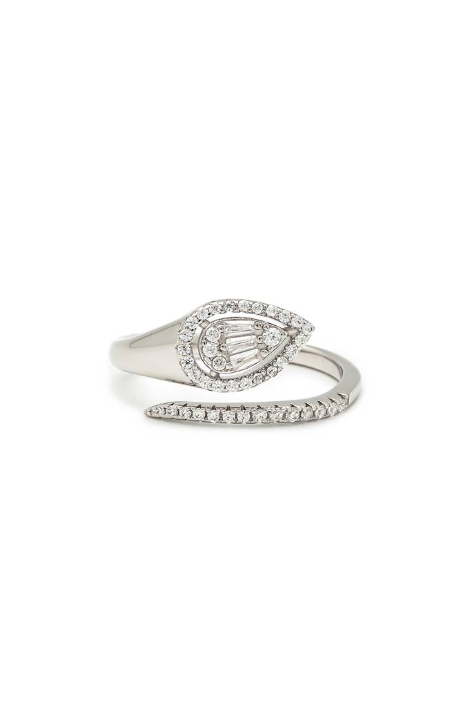 Silberry 925 Sterling Silver Serpent Ring : R658