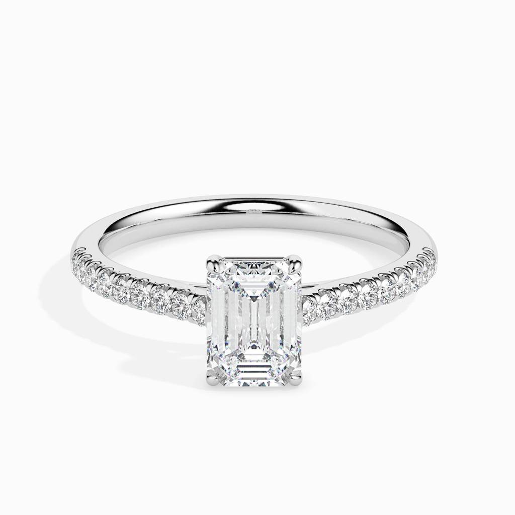 Emerald Cut Solitaire Ring