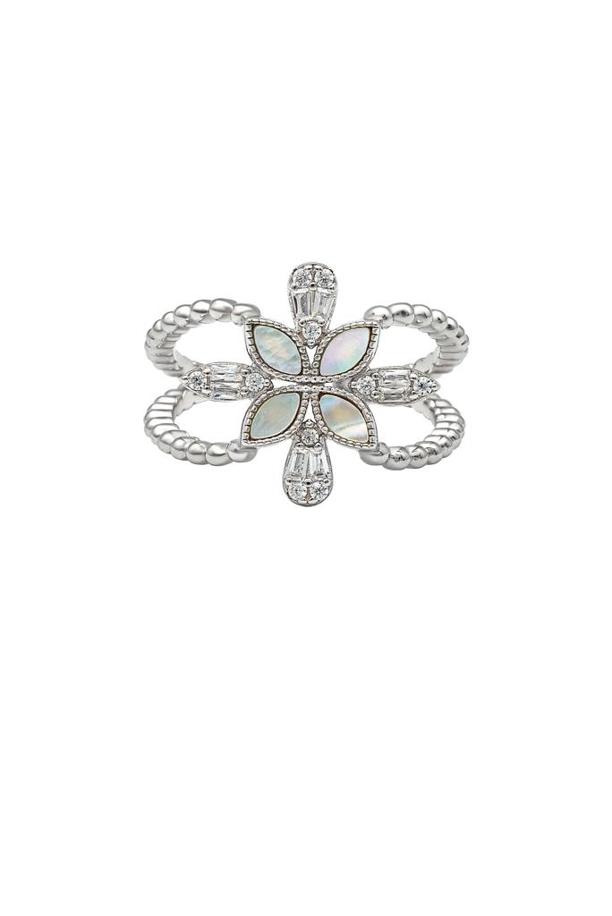 Silberry 925 Sterling Silver Gracious Wings Ring : R678