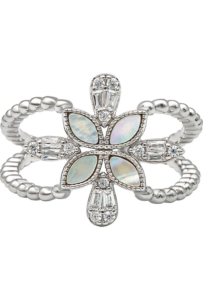 Silberry 925 Sterling Silver Gracious Wings Ring : R678