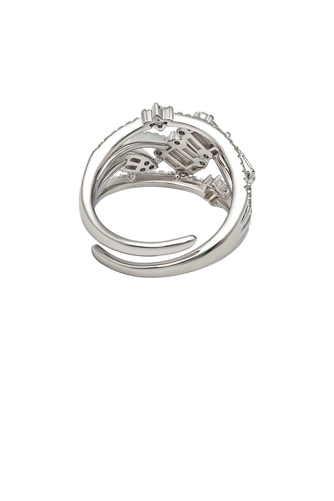 Silberry 925 Sterling Silver Royal Crown Ring : R698