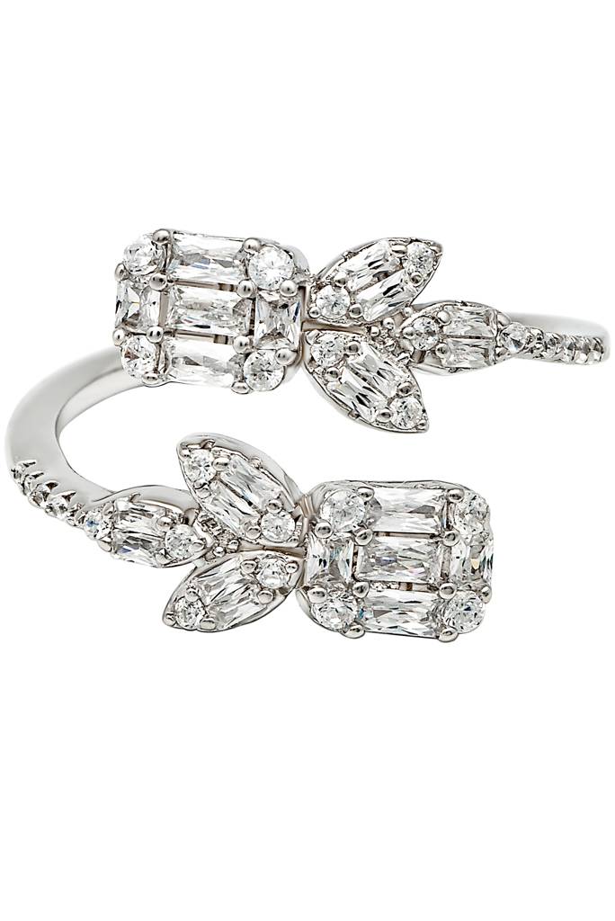 Silberry 925 Sterling Silver Petal Ring : R802