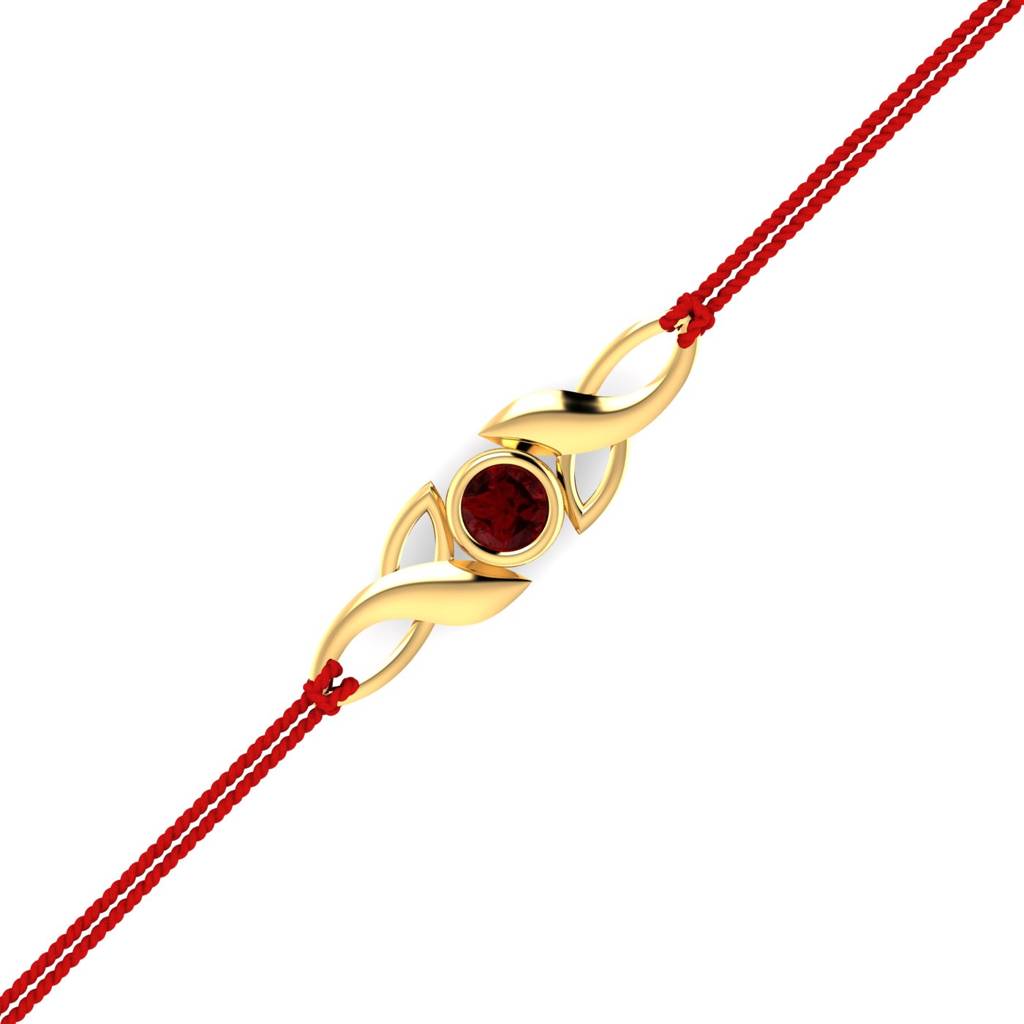 Eternz Certified Jewellery - KuberBox Yellow Gold Nijel Gold Rakhi