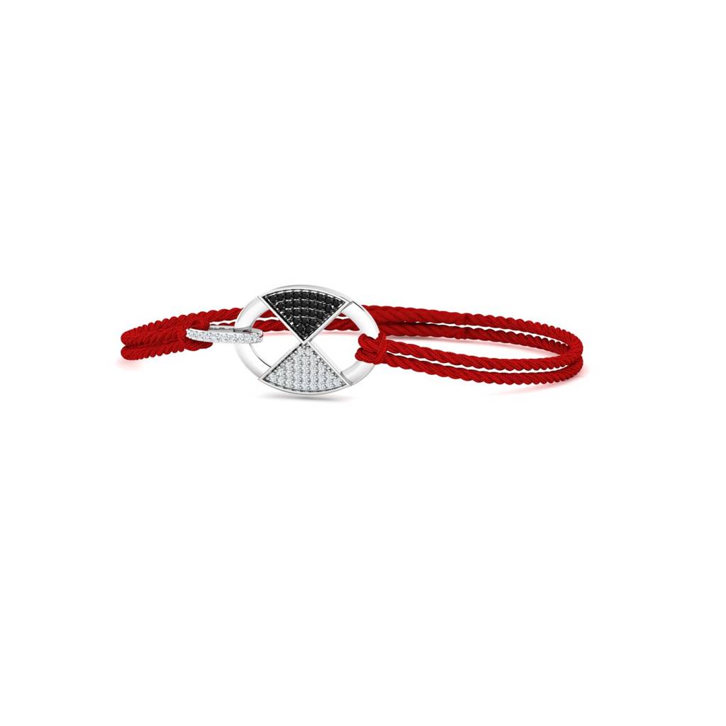 Kuberbox White Gold Monochrome Rakhi Cum Pendant : RA2120