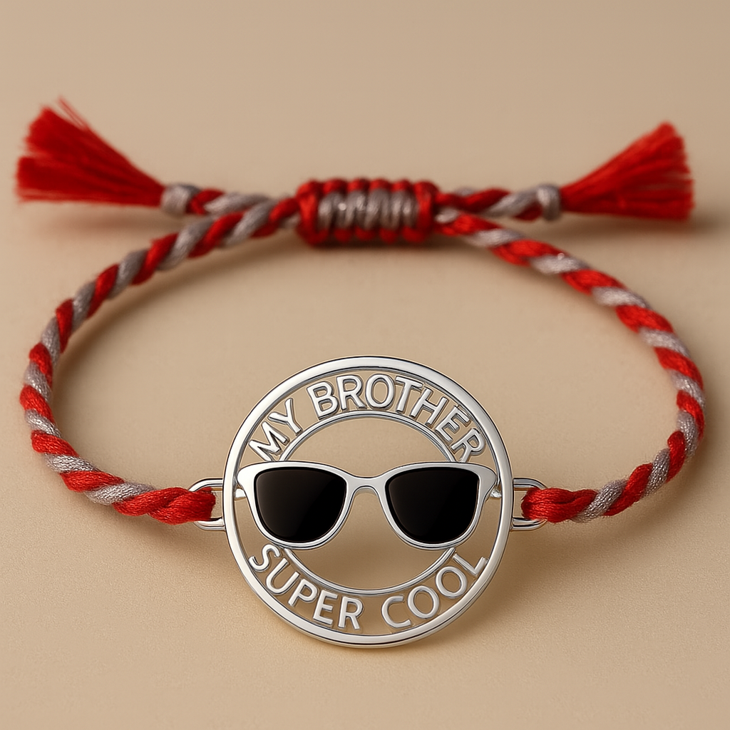 925 Silver My Brother Super Cool Rakhi : RAKHI-01