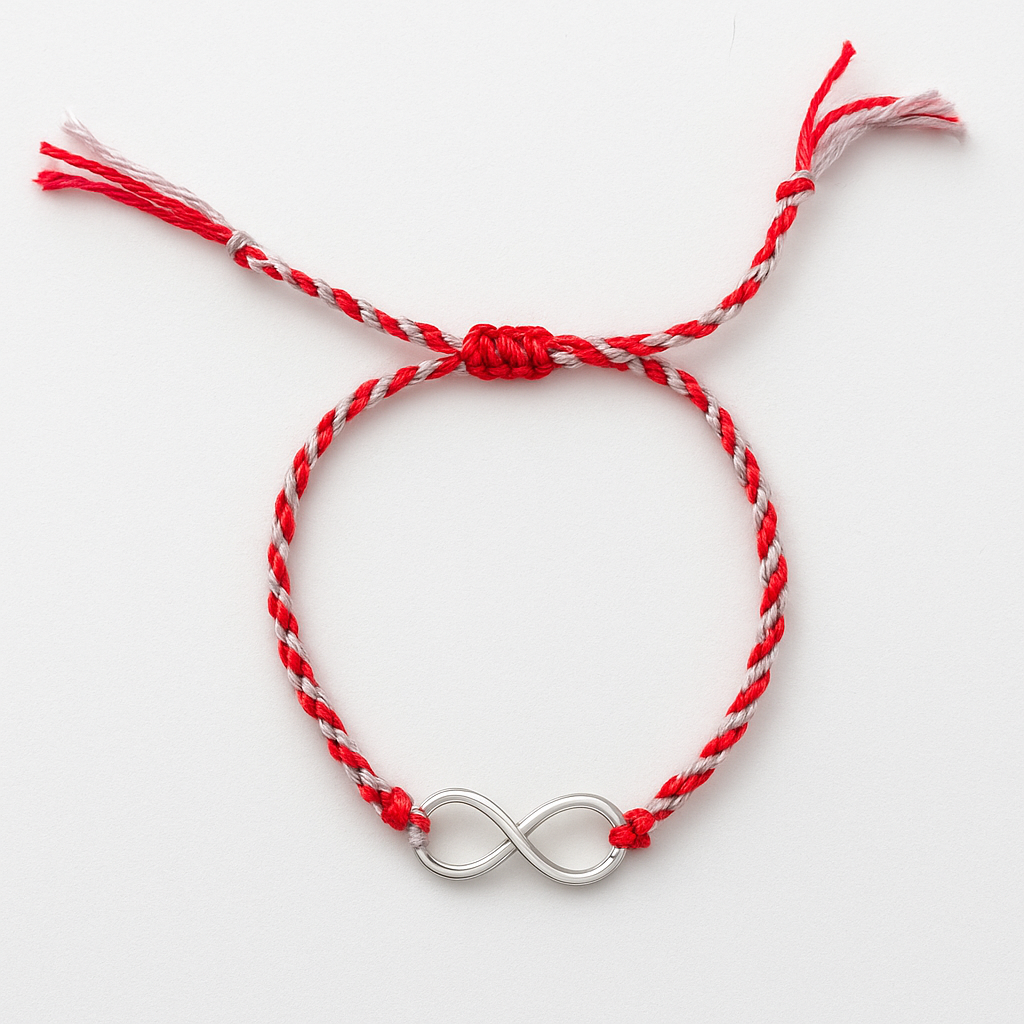 925 Silver Infinity Rakhi : RAKHI-12