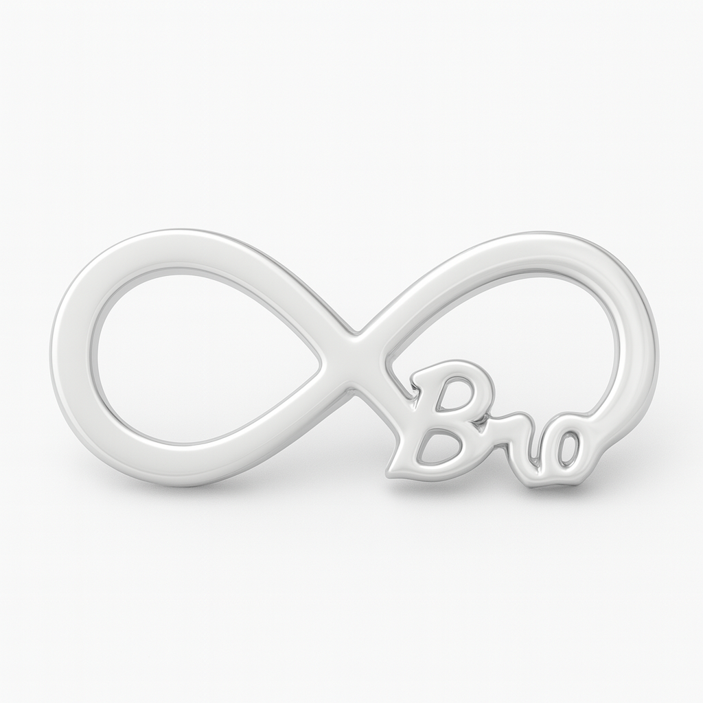 925 Silver Infinity Bro Rakhi : RAKHI-16
