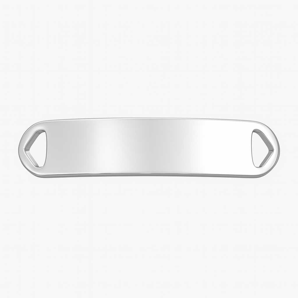 925 Silver Engraved Bar Rakhi : RAKHI-20