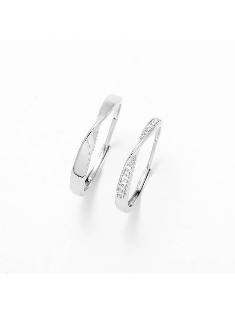 Perfect Match Him & Her Ring For Girlfriend & Boyfriend : RC24348-S