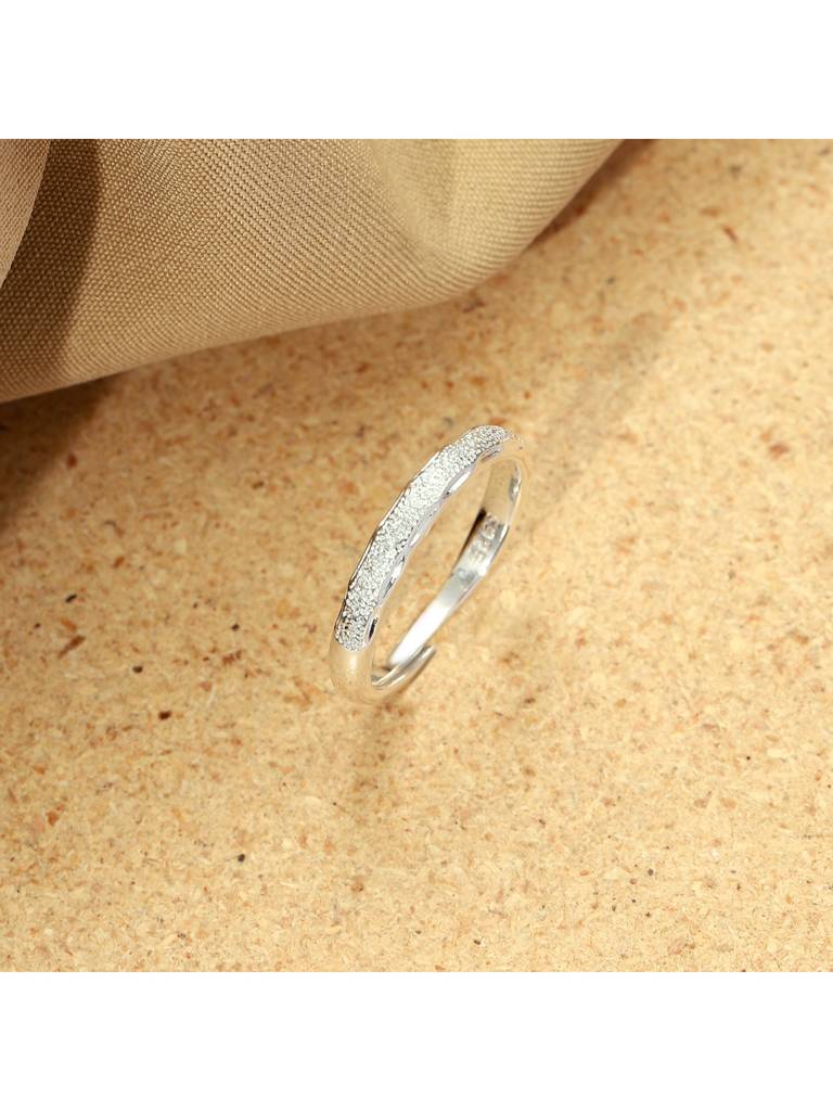 Soul Circle Shimmer Couple Ring For Him & Her : RC24350-S