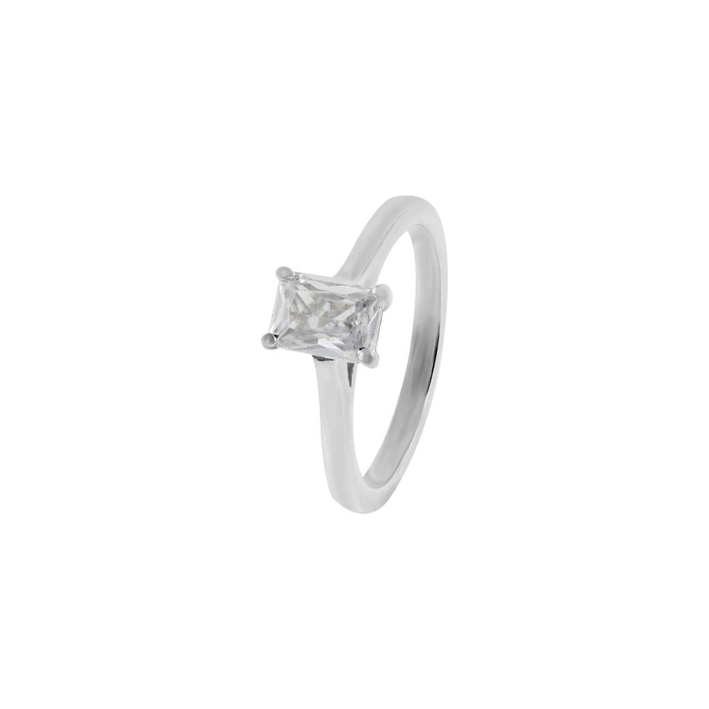 Banguette Solitaire Ring : RG0053