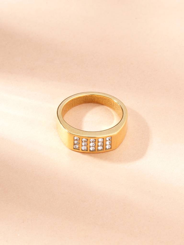 Eterna Line Crystal Ring For Men : RG0074-9
