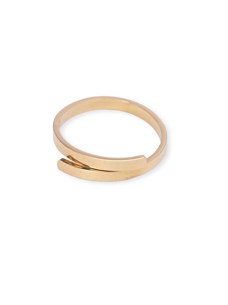 Women 18K Gold-Plated Adjustable Finger Ring : RG105-G