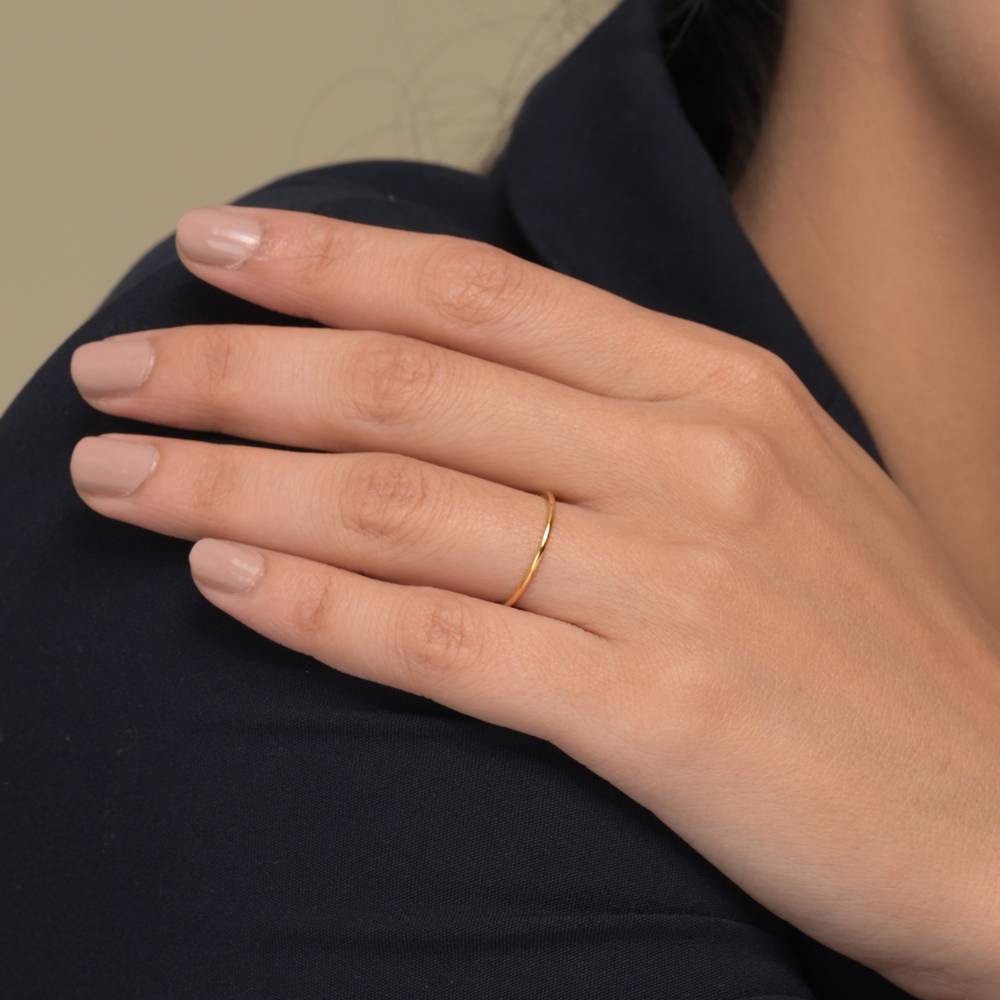 Smooth Thin Stacking Ring : RG152-6