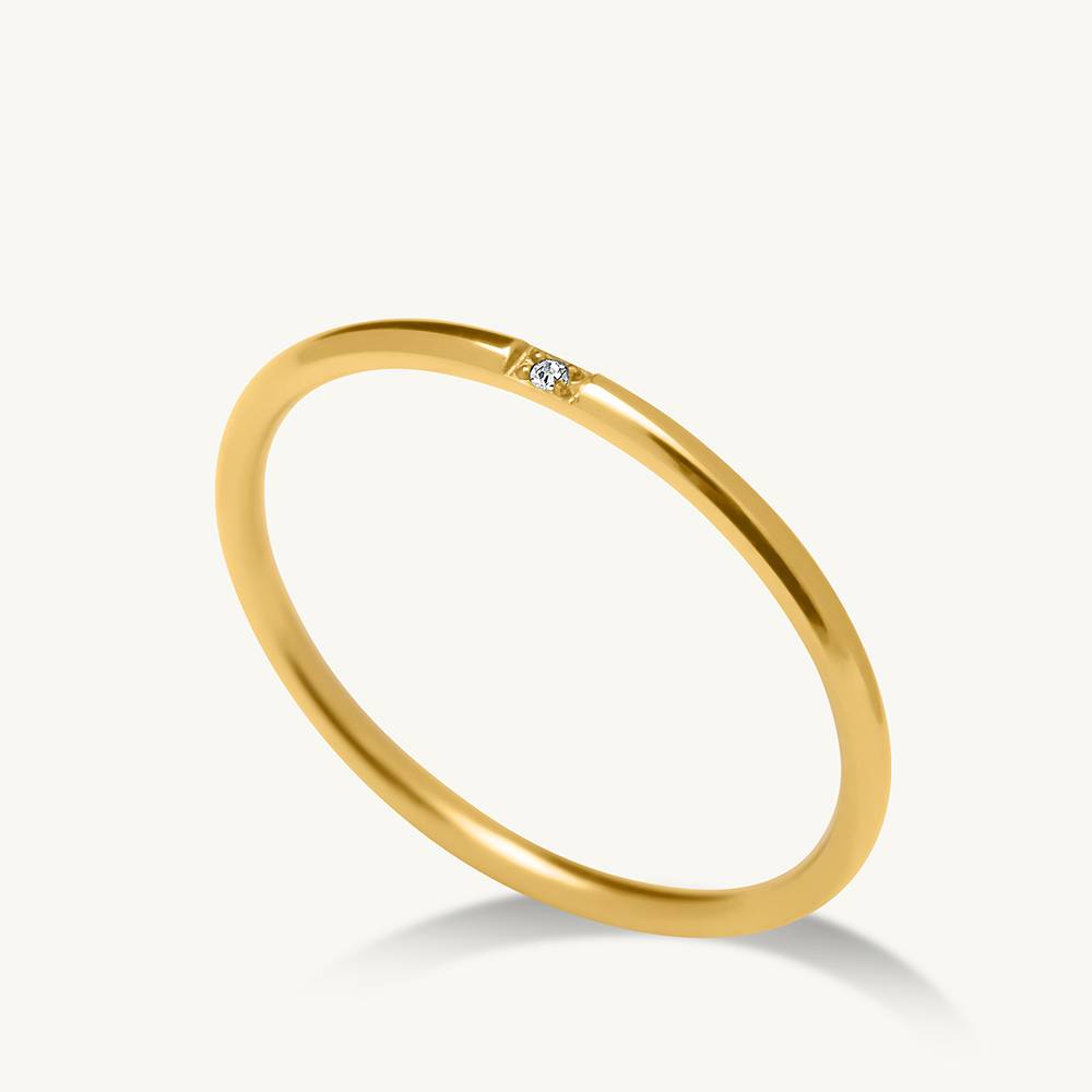 Smooth Thin Stacking Ring : RG152-8