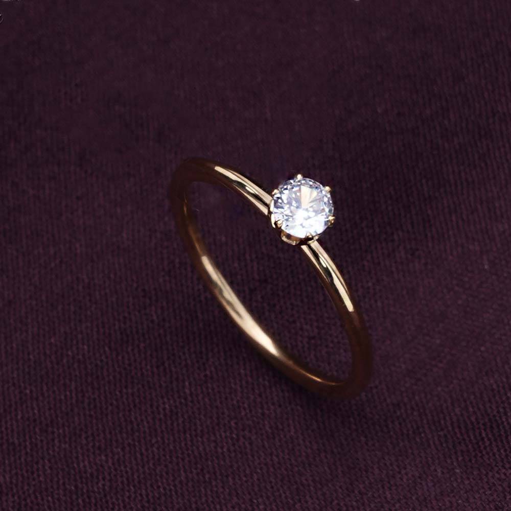 Mini Solitaire Ring : RG154-6