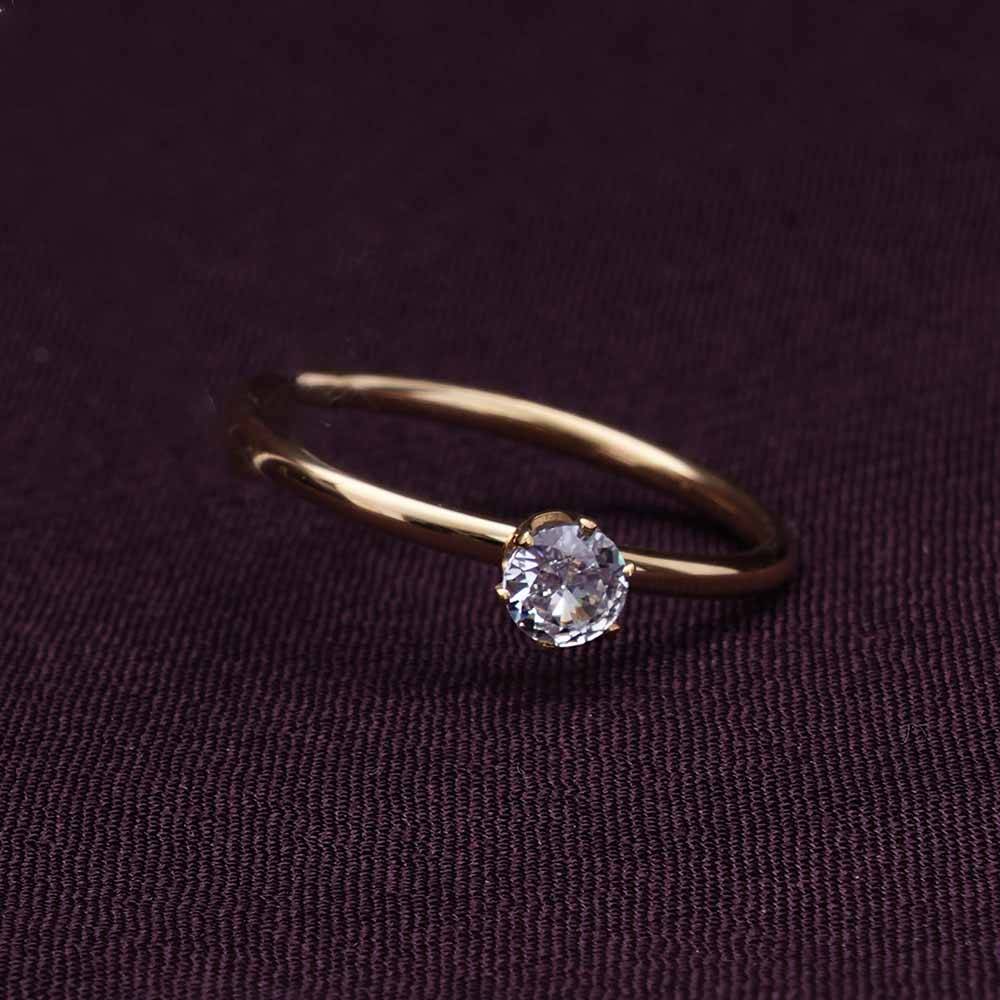 Mini Solitaire Ring : RG154-6