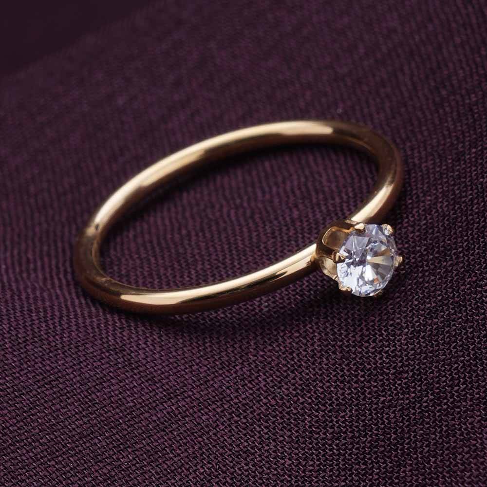 Mini Solitaire Ring : RG154-6