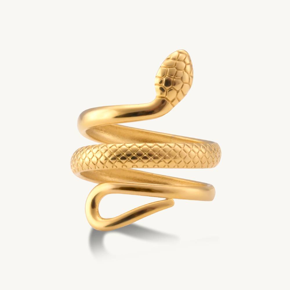 Serpent'S Embrace Gold Ring : RG215