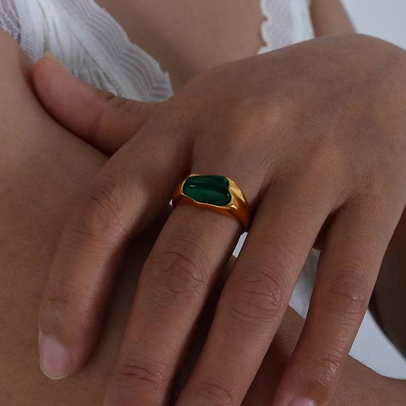 Greenstone Enigma Ring : RG261-7