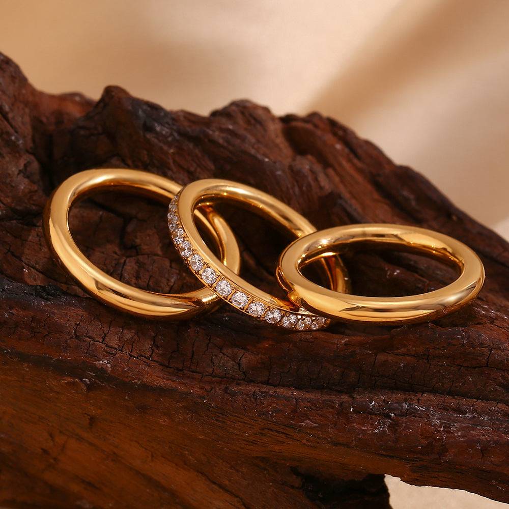 Shimmery Triple Ring : RG262-6