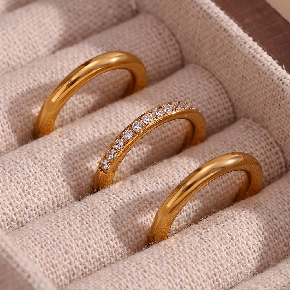 Shimmery Triple Ring : RG262-7