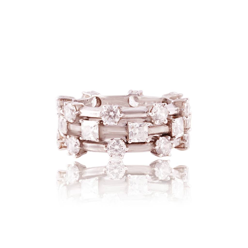 Trifecta Spaced Ring Set : RGS-007-W