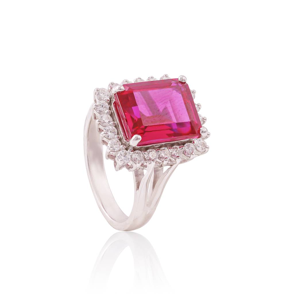 Ruby Halo Elegance : RGS-080-RD