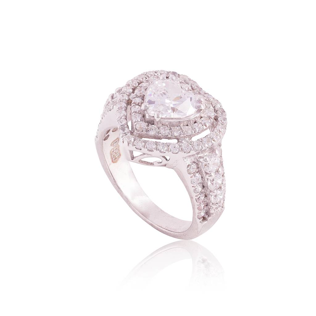 Amy Heart Ring : RGS-087-W