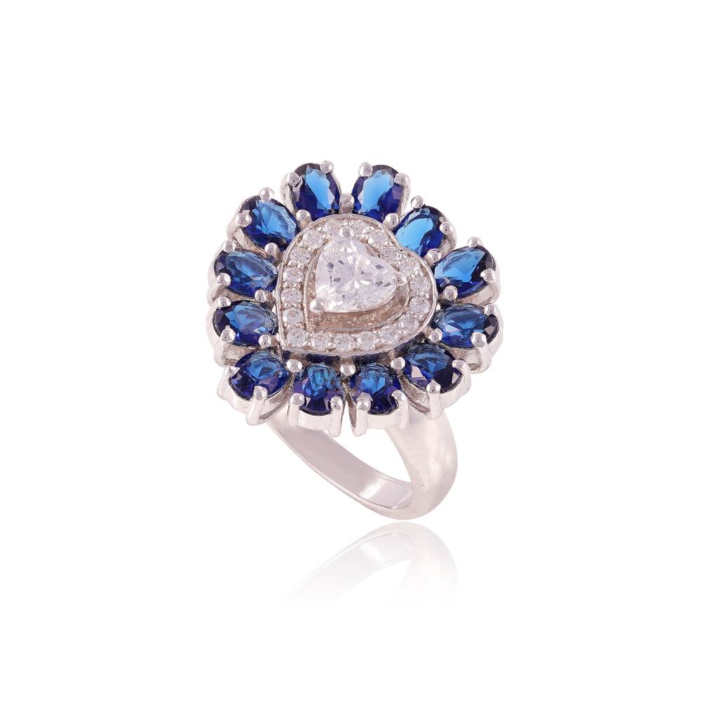 Ocean Heart Ring : RGS-088-BL