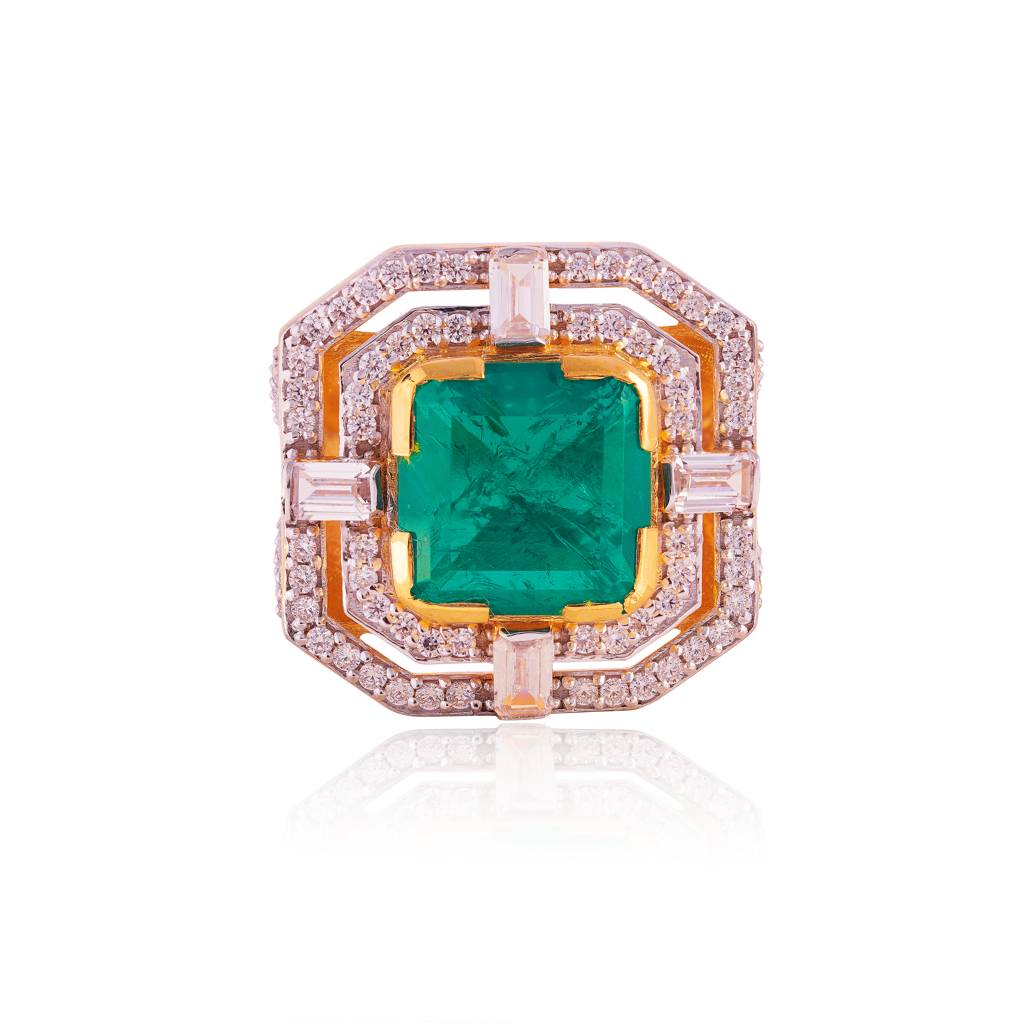 Vintage Deco Ring : RGS-095-GR