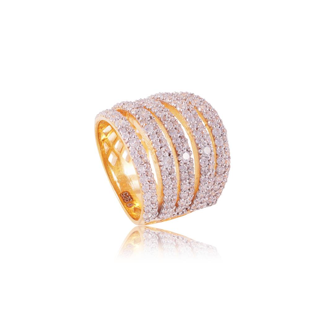 Diamantic Flare Ring : RGS-103-W