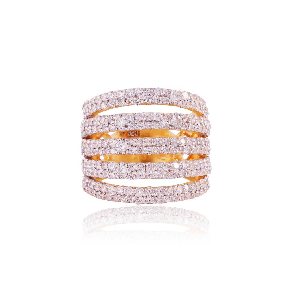 Diamantic Flare Ring : RGS-103-W