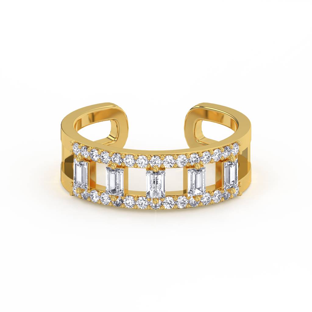 Diamond Baugette Band : RG_520_24