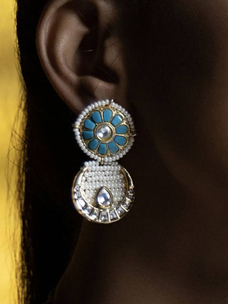 Heritage Multi Stones Earring : RJJER24JBRJA18