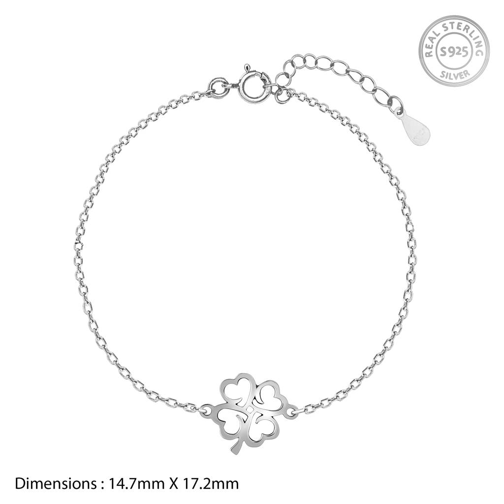 925 Sterling Silver Celestial Divine Heart Silver Bracelet : RJSPBR17