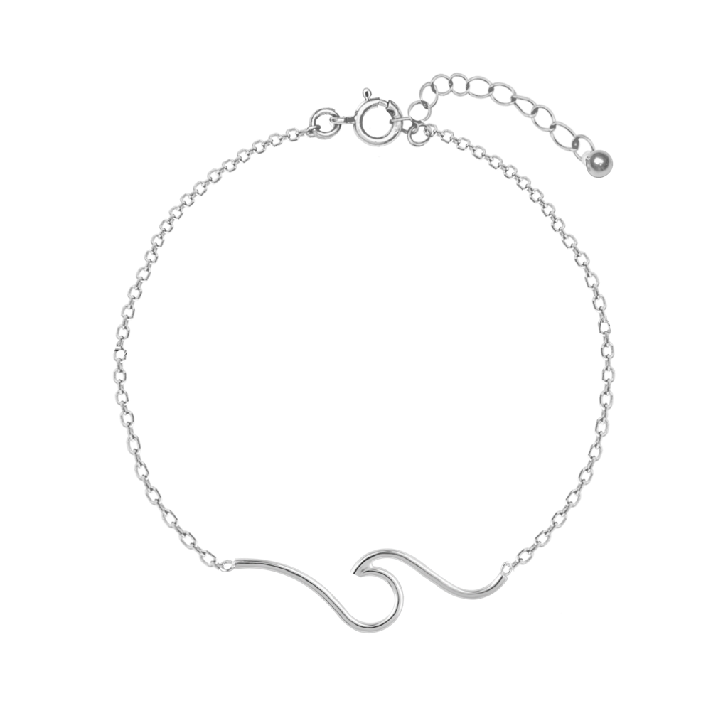 925 Sterling Silver Everlasting Minimalist Silver Bracelet : RJSPBR19