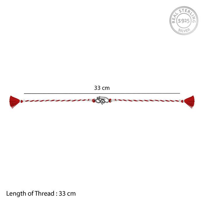 Oxidised Silver Shree Rakhi : RK005