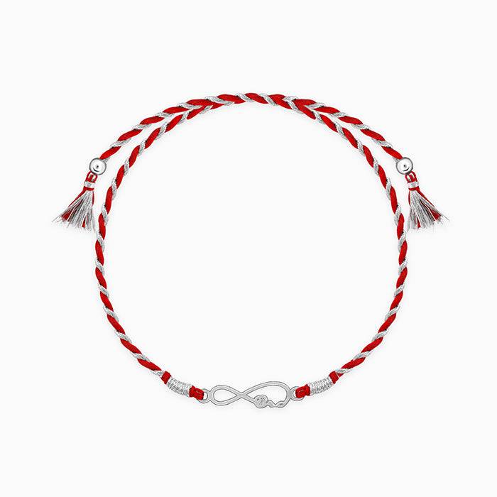 Silver Infinity Rakhi : RK006
