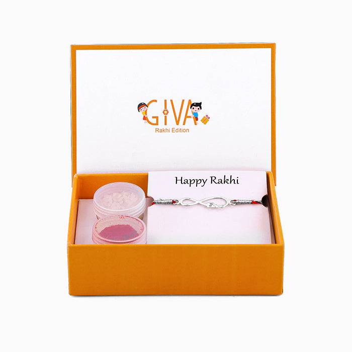 Silver Infinity Rakhi : RK006