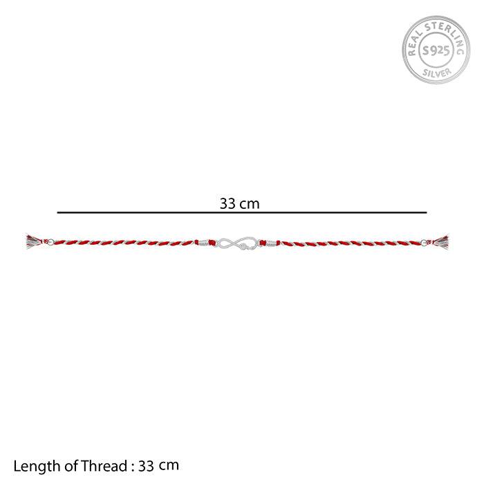 Silver Infinity Rakhi : RK006