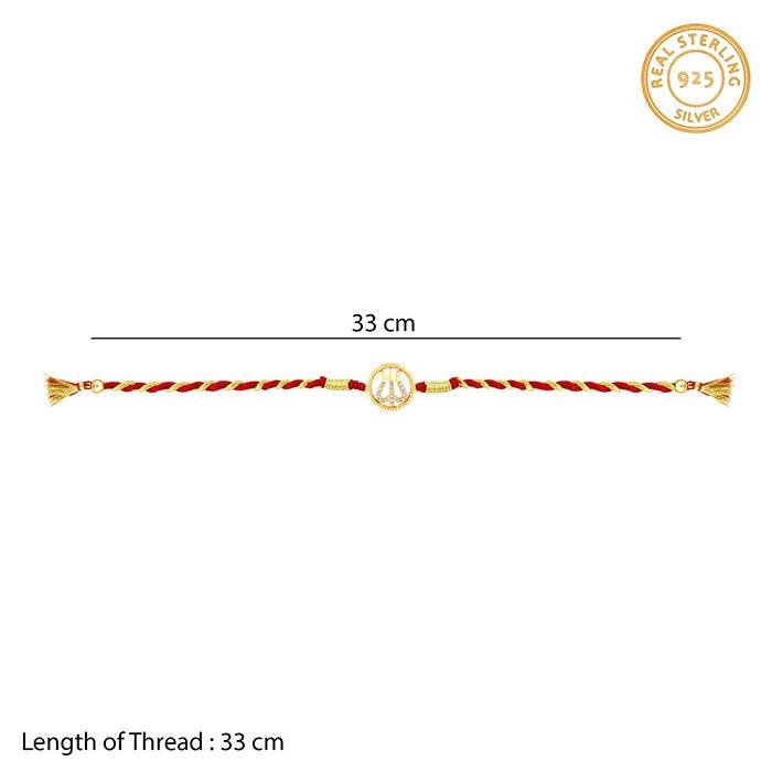 Golden Divine Trishula Rakhi : RK0150
