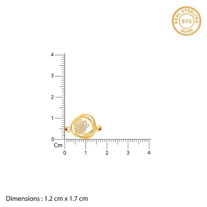 Golden Pure Affection Rakhi : RK0182